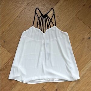 NWT Express White Sleeveless Backless Camisole